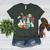Floral Beakers Chemistry Lab Teacher Women's Heather T-Shirt Heather Forest Floral Beakers Chemistry Lab Teacher Women's Heather T-Shirt Heather Forest
