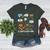 Friendship Inclusion Language Teacher It Starts With Hello Women's Heather T-Shirt Heather Forest