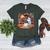 Ghost Book Reading Halloween Books Lover Teacher Women's Heather T-Shirt Heather Forest