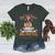 This Girl Loves Watermelon And Her Boston Terrier Dog Mother Women's Heather T-Shirt Heather Forest