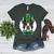 Green Boston Terrier Shamrock St Patricks Day Boston Terrier Women's Heather T-Shirt Heather Forest