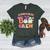 Groovy Kindergarten Boo Crew Kinder Halloween Teacher Kids Women's Heather T-Shirt Heather Forest Groovy Kindergarten Boo Crew Kinder Halloween Teacher Kids Women's Heather T-Shirt Heather Forest