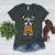 Halloween Dog Boston Terrier Mummy Costume Men Women Kids Women's Heather T-Shirt Heather Forest