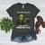 Halloween Monster Math Pun Teacher Humor Women's Heather T-Shirt Heather Forest