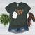 Halloween Music Note Ghost Teacher Fall Musical Instrument Women's Heather T-Shirt Heather Forest Halloween Music Note Ghost Teacher Fall Musical Instrument Women's Heather T-Shirt Heather Forest