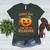 Halloween Teacher Librarian Pumpkin Reading Books Men Women Kids Women's Heather T-Shirt Heather Forest