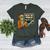 Halloween Teacher Six Seven Meme 6 7 Skeleton Spooky Costume Women's Heather T-Shirt Heather Forest