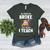 Halloween Teacher Tee My Broom Broke So Now I Teach Women's Heather T-Shirt Heather Forest Halloween Teacher Tee My Broom Broke So Now I Teach Women's Heather T-Shirt Heather Forest