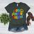 Happy 100th Day Of School 100 Days Brighter Girls Teacher Women's Heather T-Shirt Heather Forest