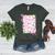 Happy Dot Day Bow Coquette For Teacher Girls Women's Heather T-Shirt Heather Forest Happy Dot Day Bow Coquette For Teacher Girls Women's Heather T-Shirt Heather Forest