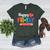 Happy Fri-Yay Friday Lovers Fun Teacher Life Weekend Women's Heather T-Shirt Heather Forest Happy Fri-Yay Friday Lovers Fun Teacher Life Weekend Women's Heather T-Shirt Heather Forest