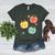 Happy To See Your Face Teacher Apple Women's Heather T-Shirt Heather Forest Happy To See Your Face Teacher Apple Women's Heather T-Shirt Heather Forest