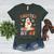 Haunted By 67 Boo Ghost Teacher 6 7 Halloween Costume Women's Heather T-Shirt Heather Forest