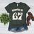 Haunted By 67 Teacher Halloween 6 7 Shirt Women's Heather T-Shirt Heather Forest