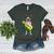Hawaiian Boston Terrier Dog Pineapple Ukulele Summer For Men Women Girls Kids Women's Heather T-Shirt Heather Forest