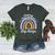 Helping Tiny Humans To Do Big Things Teacher Women Women's Heather T-Shirt Heather Forest Helping Tiny Humans To Do Big Things Teacher Women Women's Heather T-Shirt Heather Forest