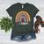 IA Crew Instructional Assistant Rainbow Teachers Aide Women's Heather T-Shirt Heather Forest IA Crew Instructional Assistant Rainbow Teachers Aide Women's Heather T-Shirt Heather Forest