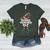 I'm The Science Teacher Elf Family Matching Group Christmas Women's Heather T-Shirt Heather Forest