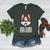 Just a Girl Who Loves Boston Terriers Women's Heather T-Shirt Heather Forest