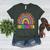 Kindergarten Rainbow Girls Boys Teacher Team Kinder Squad Women's Heather T-Shirt Heather Forest Kindergarten Rainbow Girls Boys Teacher Team Kinder Squad Women's Heather T-Shirt Heather Forest