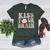 Kiss Your Brain Teacher Inspire Educate Groovy Retro Vintage Women's Heather T-Shirt Heather Forest
