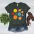 Learning Is Out Of This World Science Teacher Planets Women's Heather T-Shirt Heather Forest Learning Is Out Of This World Science Teacher Planets Women's Heather T-Shirt Heather Forest