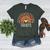 Leopard Rainbow Thankful Thanksgiving Teacher Women Kids Women's Heather T-Shirt Heather Forest Leopard Rainbow Thankful Thanksgiving Teacher Women Kids Women's Heather T-Shirt Heather Forest