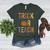 Leopard Trick Or Teach Halloween Teacher Costume Women Women's Heather T-Shirt Heather Forest