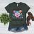 Little Miss Stem Teacher Women's Heather T-Shirt Heather Forest Little Miss Stem Teacher Women's Heather T-Shirt Heather Forest