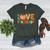 Love 5th Grade Thanksgiving Colorful Fall Leaves Teacher Women's Heather T-Shirt Heather Forest