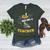 I Love Bee-Ing A Teacher Honey Bee Job Profession Women's Heather T-Shirt Heather Forest