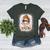 Messy Bun Spooky Teacher Bleached Halloween Teachers Women's Heather T-Shirt Heather Forest