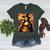 Mona Lisa Pumpkin Halloween Art Teacher Witchy Women Kids Women's Heather T-Shirt Heather Forest Mona Lisa Pumpkin Halloween Art Teacher Witchy Women Kids Women's Heather T-Shirt Heather Forest