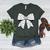 Music Notes Coquette Bow Music Teacher School Musician Band Women's Heather T-Shirt Heather Forest Music Notes Coquette Bow Music Teacher School Musician Band Women's Heather T-Shirt Heather Forest