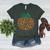 Music Notes Pumpkin Music Teacher Halloween Women's Heather T-Shirt Heather Forest