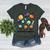 Neurodiverse Universe Space Planet Special Education Teacher Women's Heather T-Shirt Heather Forest