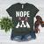 Nope Boston Terrier Puppy Dog Bostie Lover Men Women Girls Kids Women's Heather T-Shirt Heather Forest