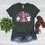 In October We Wear Pink Ballet Ghost Teacher Breast Cancer Women's Heather T-Shirt Heather Forest In October We Wear Pink Ballet Ghost Teacher Breast Cancer Women's Heather T-Shirt Heather Forest