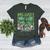 One Lucky Teacher Coquette Bow St Patricks Day Teacher Women's Heather T-Shirt Heather Forest