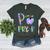 P Is For Pre-K Preschool Teacher Tie Dye Back To School Women's Heather T-Shirt Heather Forest P Is For Pre-K Preschool Teacher Tie Dye Back To School Women's Heather T-Shirt Heather Forest