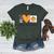 Peace Love Visuals Sped Teacher Pumpkin Skeleton Halloween Women's Heather T-Shirt Heather Forest Peace Love Visuals Sped Teacher Pumpkin Skeleton Halloween Women's Heather T-Shirt Heather Forest