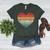Pianist Retro Sunset Piano Keyboard Player Teacher Women's Heather T-Shirt Heather Forest Pianist Retro Sunset Piano Keyboard Player Teacher Women's Heather T-Shirt Heather Forest