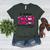 Pre-k Teacher In October We Wear Pink Breast Cancer Women's Heather T-Shirt Heather Forest