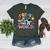Pre-K Is Out Of This World Space Planets Teacher Women's Heather T-Shirt Heather Forest Pre-K Is Out Of This World Space Planets Teacher Women's Heather T-Shirt Heather Forest