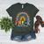 PreK Dream Team Leopard Rainbow Teacher Squad Back To School Women's Heather T-Shirt Heather Forest PreK Dream Team Leopard Rainbow Teacher Squad Back To School Women's Heather T-Shirt Heather Forest