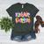 Preppy Kindergarten First Day Of School Teachers Girls Boys Women's Heather T-Shirt Heather Forest