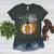 Pumpkin Music Teacher Halloween Fall Music Notes Autumn Women's Heather T-Shirt Heather Forest Pumpkin Music Teacher Halloween Fall Music Notes Autumn Women's Heather T-Shirt Heather Forest