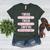 There Their They'Re Teacher English Grammar Police Women's Heather T-Shirt Heather Forest