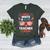 Red & Blue Teacher Crew Shirt 4th Of July Sunglasses Women's Heather T-Shirt Heather Forest Red & Blue Teacher Crew Shirt 4th Of July Sunglasses Women's Heather T-Shirt Heather Forest