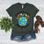 Reduce Reuse Recycle Respect Earth Day Teacher Girl Women Women's Heather T-Shirt Heather Forest Reduce Reuse Recycle Respect Earth Day Teacher Girl Women Women's Heather T-Shirt Heather Forest